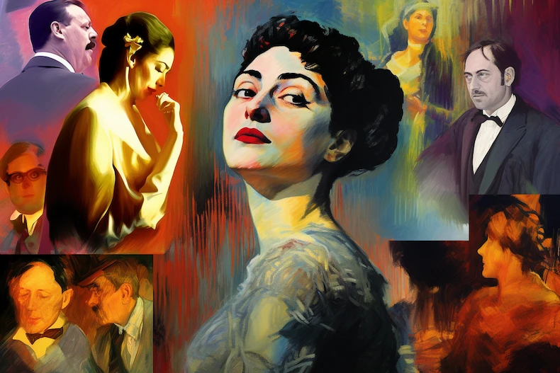 montage of 15 popular theater plays in festivals